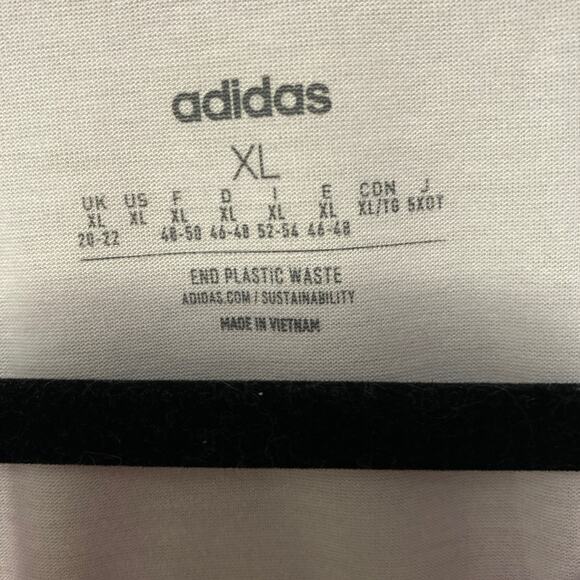 Adidas Pink Animal Print Tiger AEROREADY Wicking Cropped Loose Fit T-Shirt XL - Picture 3 of 10